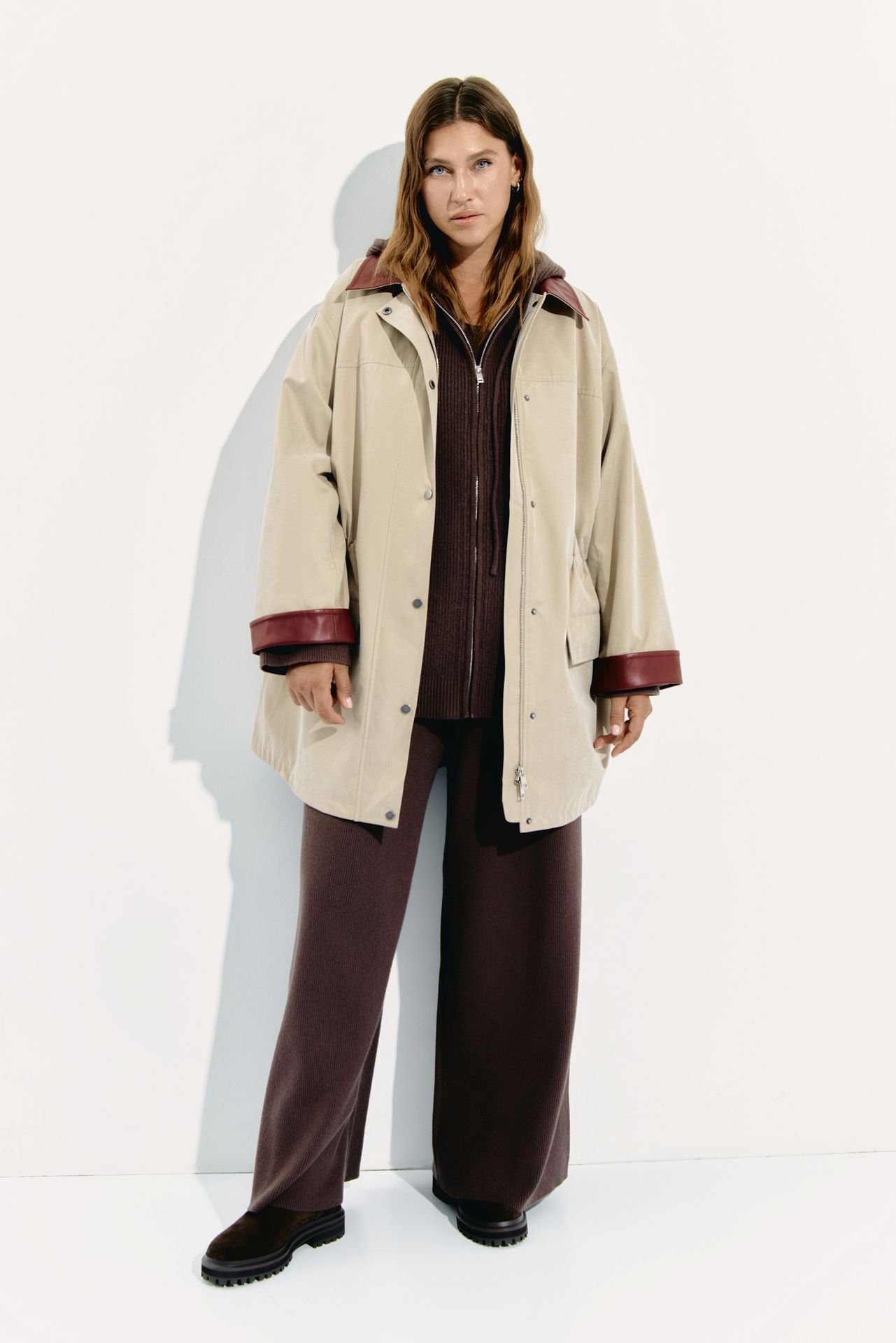 Брюки вязаные