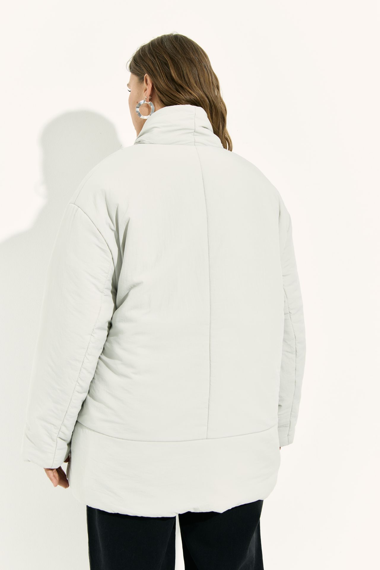 Куртка утепленная в стиле кимоно