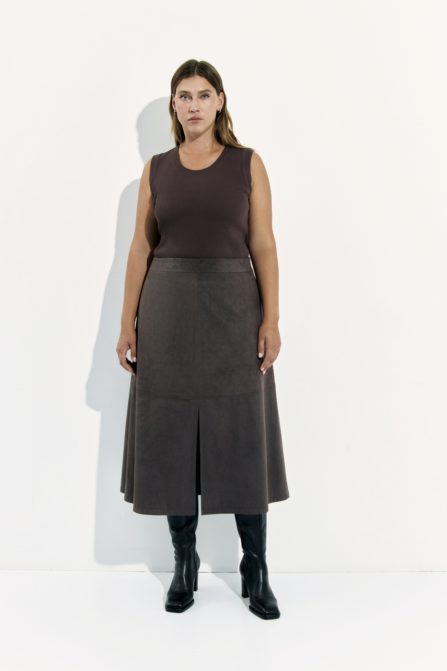 Юбка замшевая NAOMI