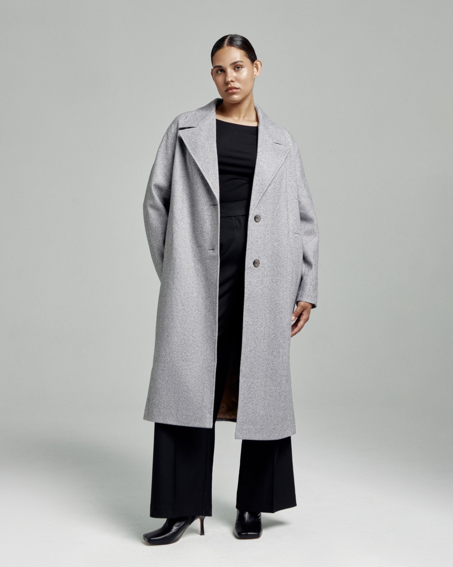 Пальто расслабленное