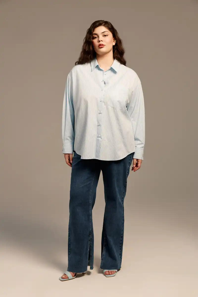 Джинсы с разрезами Боуи