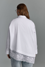Рубашка с кружевом CHIC