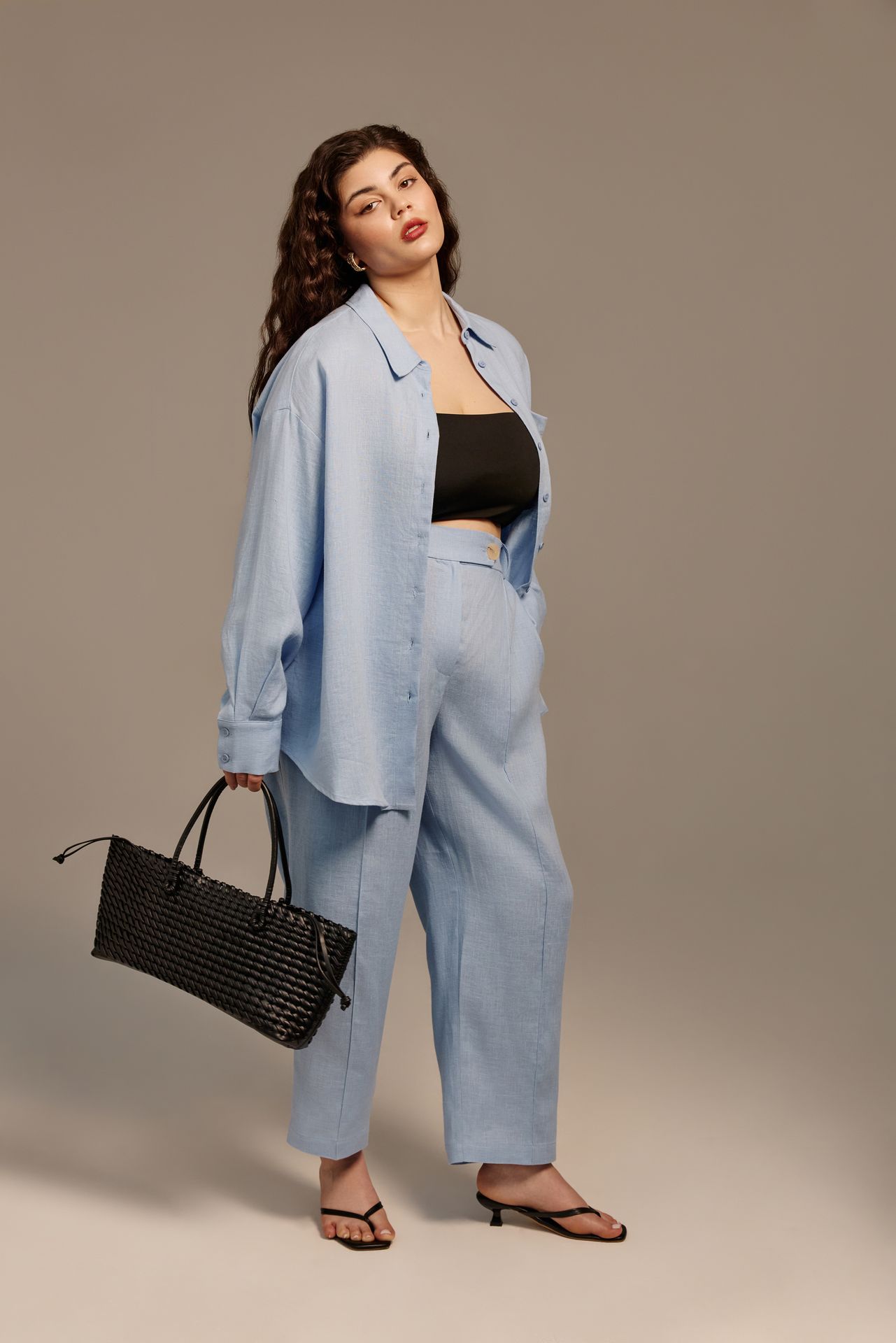 Брюки изо льна АРРИБА