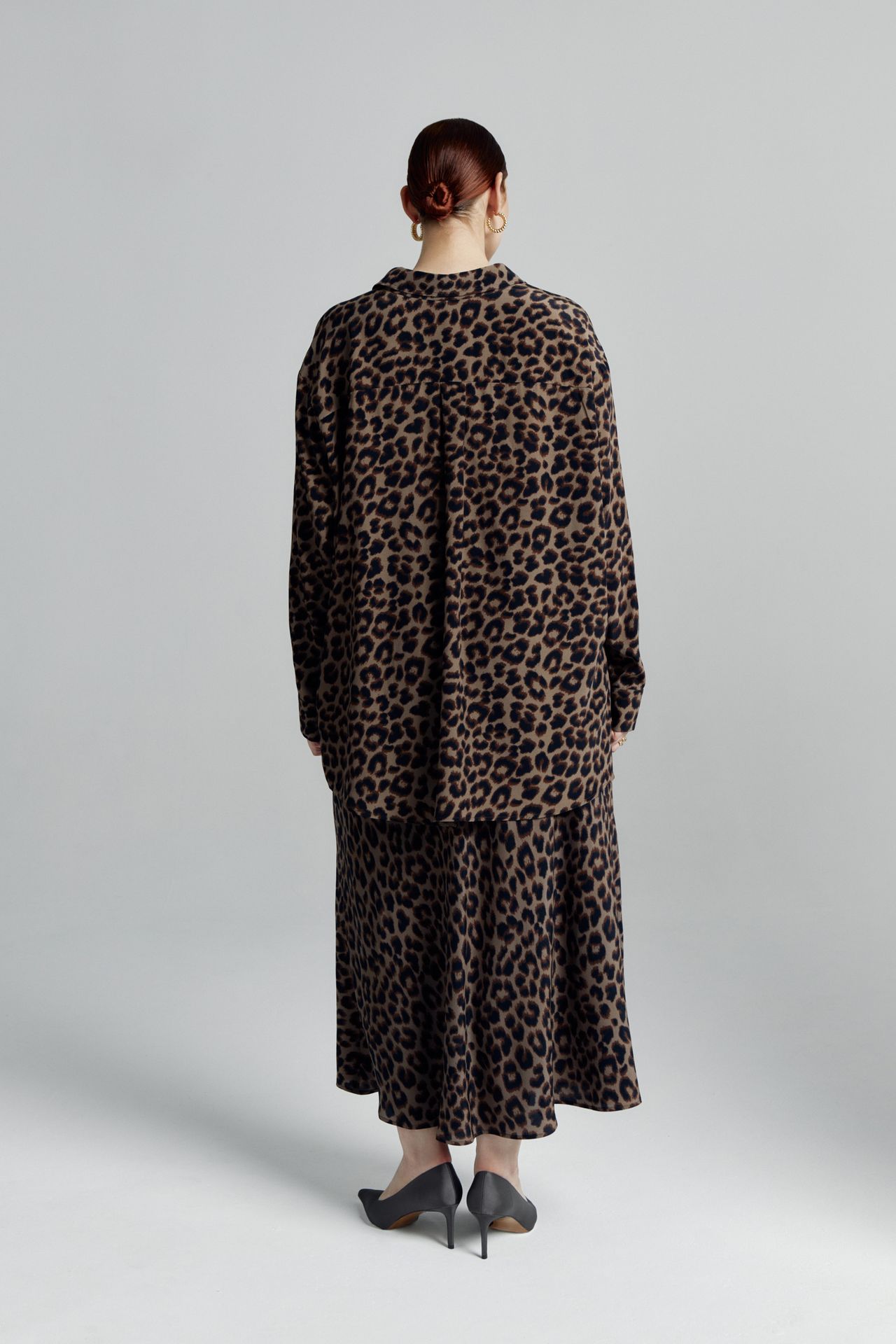 Рубашка вискоза в принте