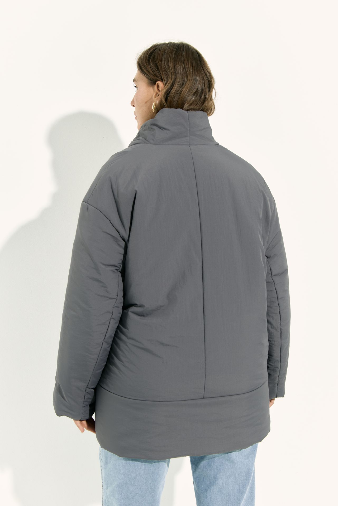 Куртка утепленная в стиле кимоно