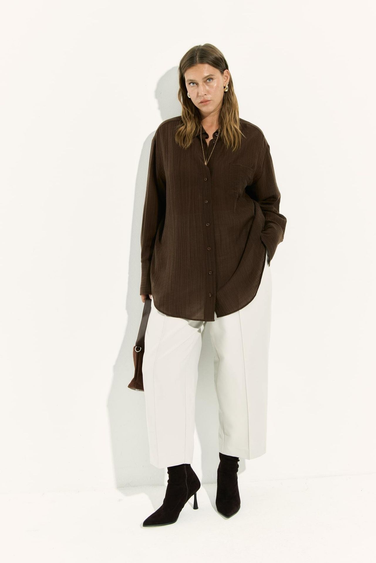 Рубашка полупрозрачная