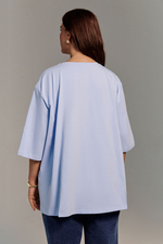 Футболка с драпировкой ВЕТРЫ