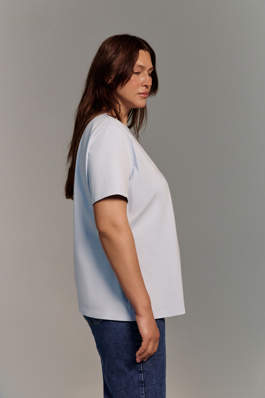 Футболка хлопковая ГОЛУБУШКА