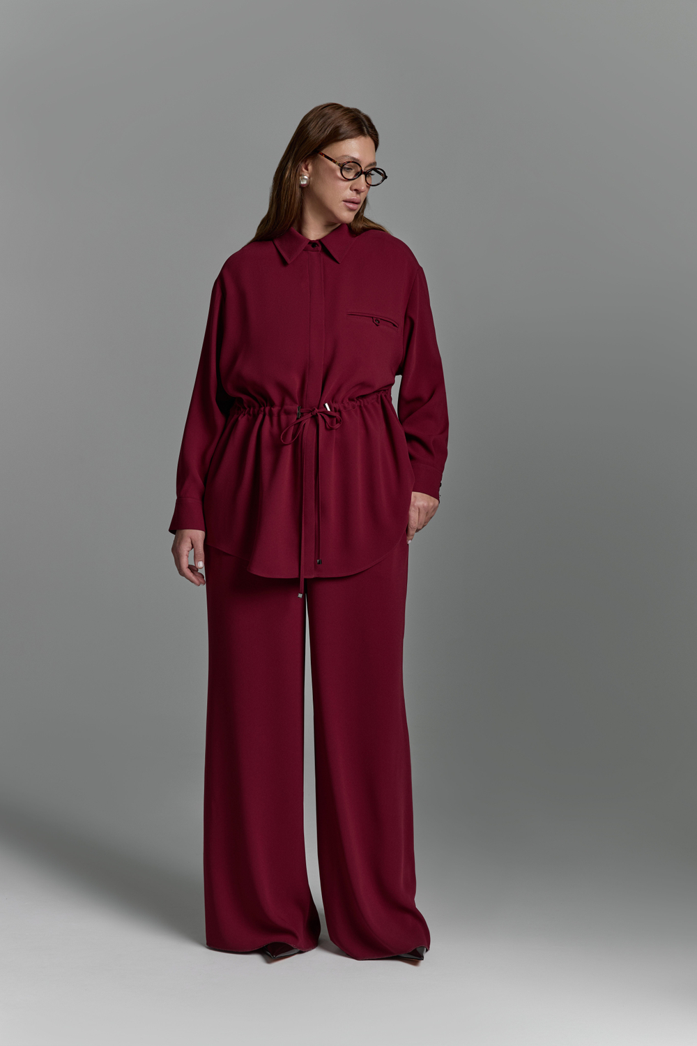 Рубашка с кулисой ION