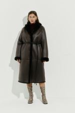 Дубленка удлиненная CAMERON