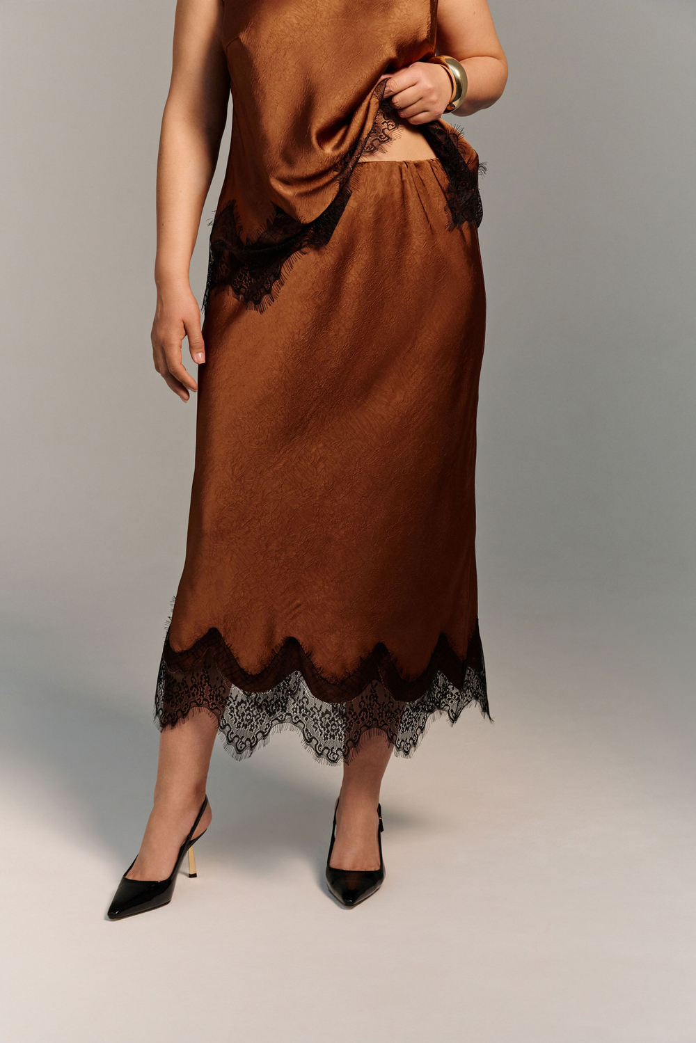 Юбка с кружевом РАНЕВСКАЯ