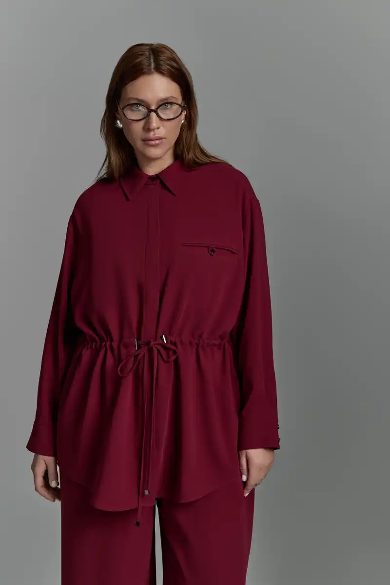 Рубашка с кулисой ION