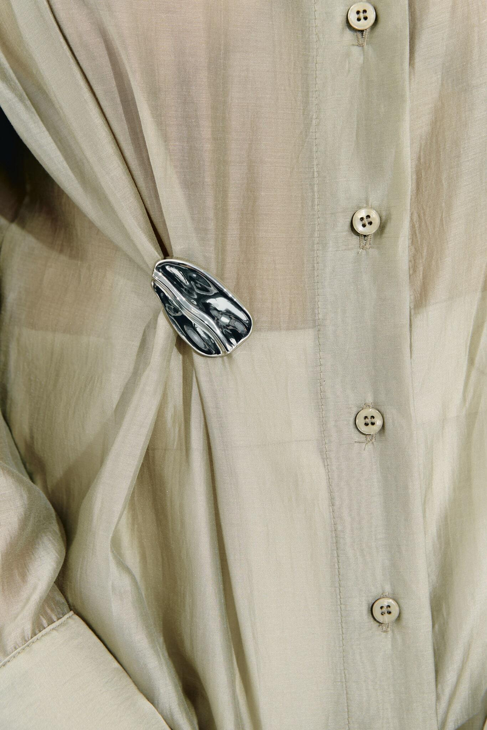 Рубашка полупрозрачная MIRA