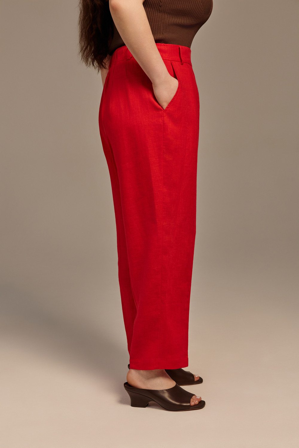 Брюки изо льна АРРИБА