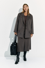 Юбка замшевая NAOMI