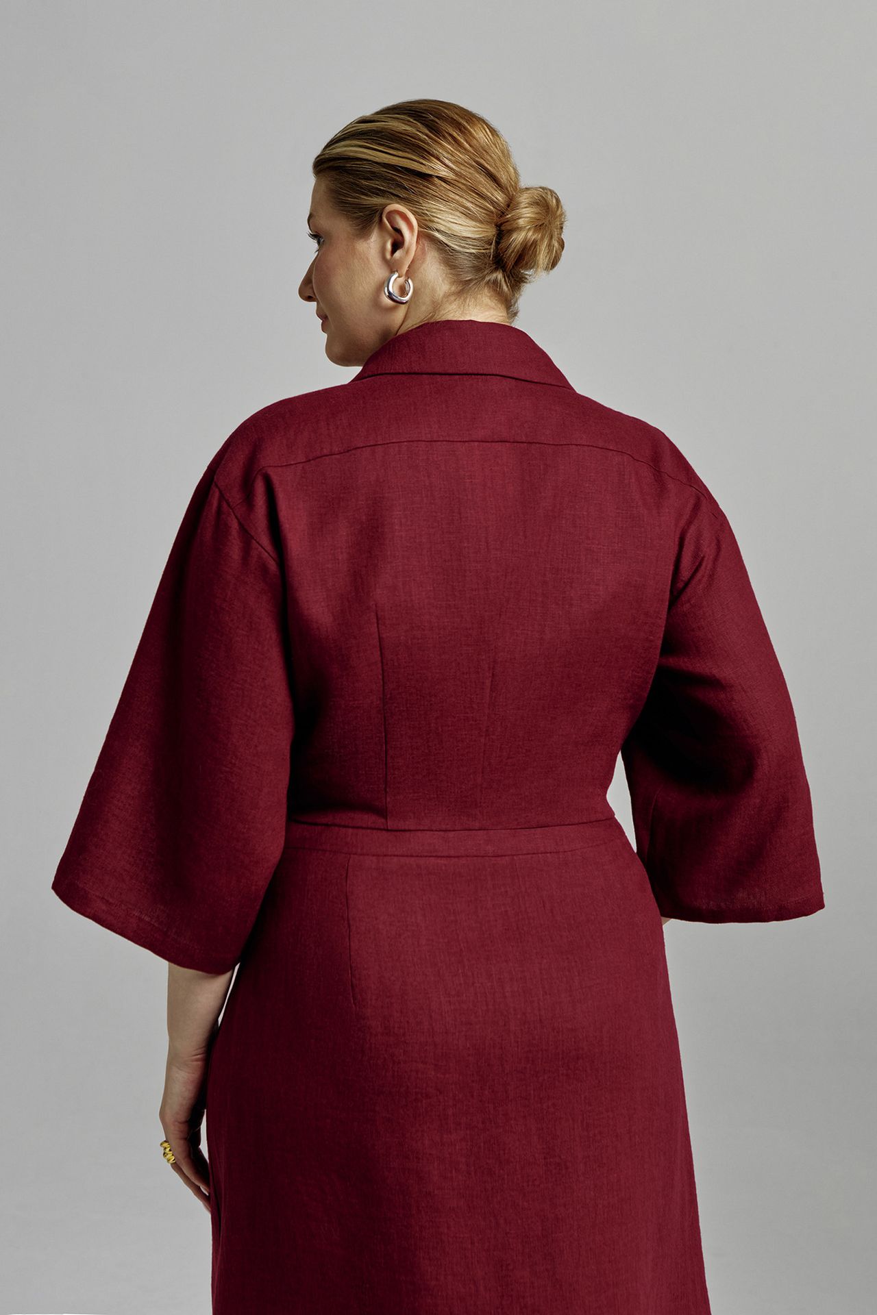 Топ-блуза льняная