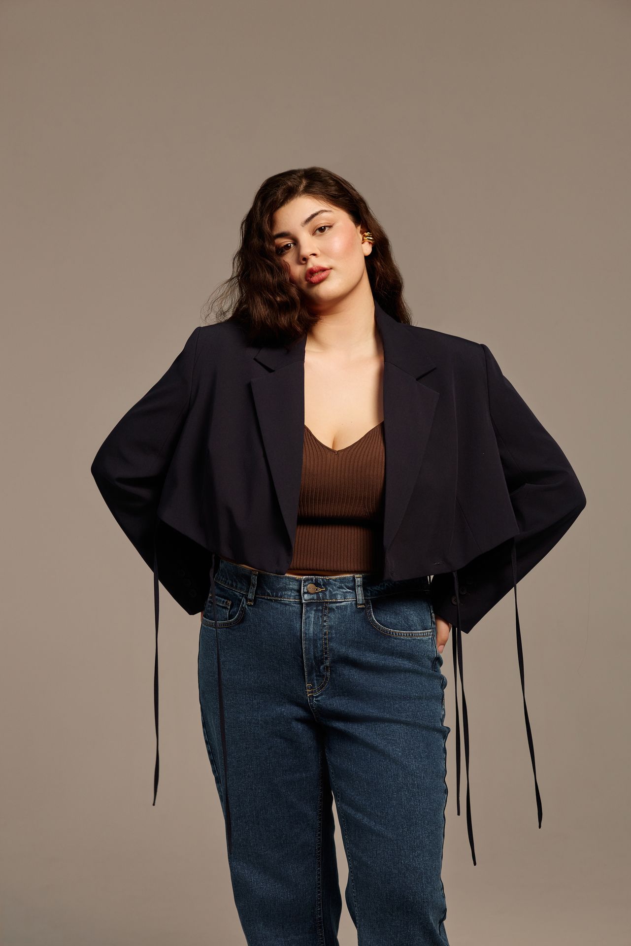 Жакет с завязками ЛАСО