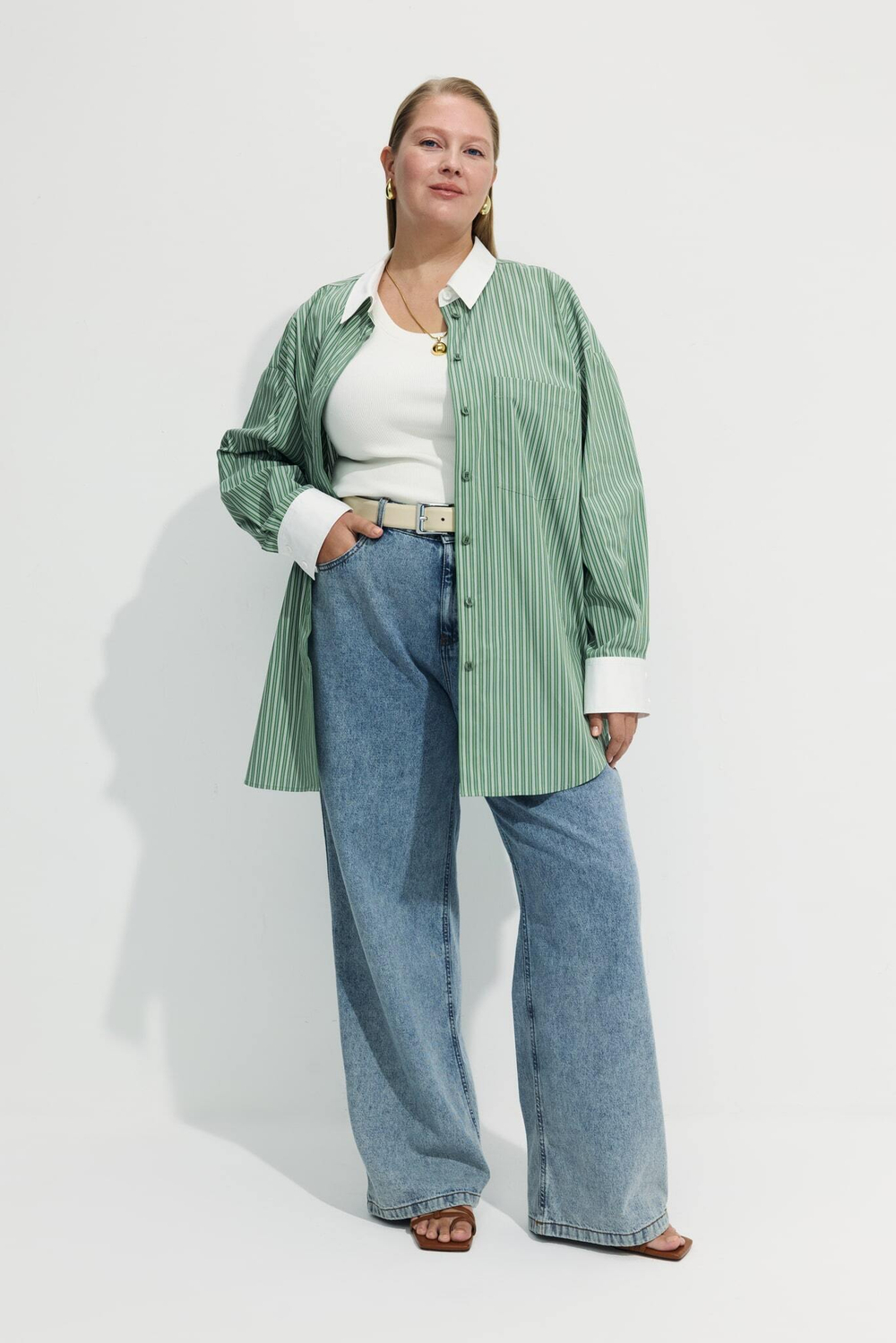 Рубашка из премиального хлопка NAVSEGDA