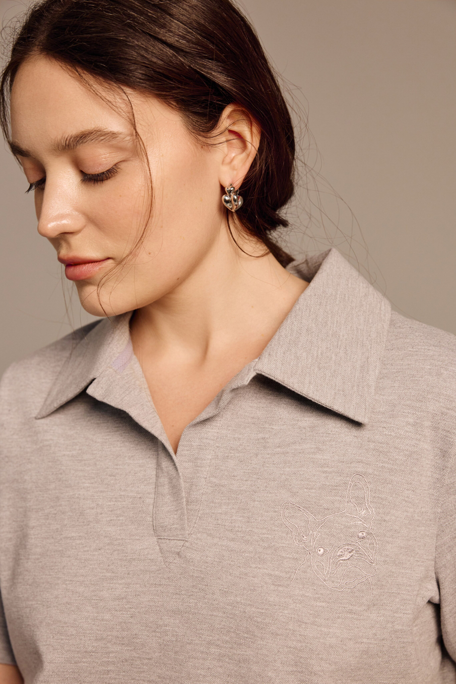 Поло с вышивкой