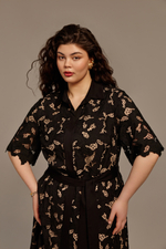 Платье с кружевом ФРИДА