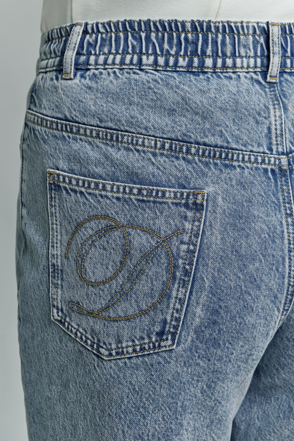 Джинсы с вышивкой BRITNEY