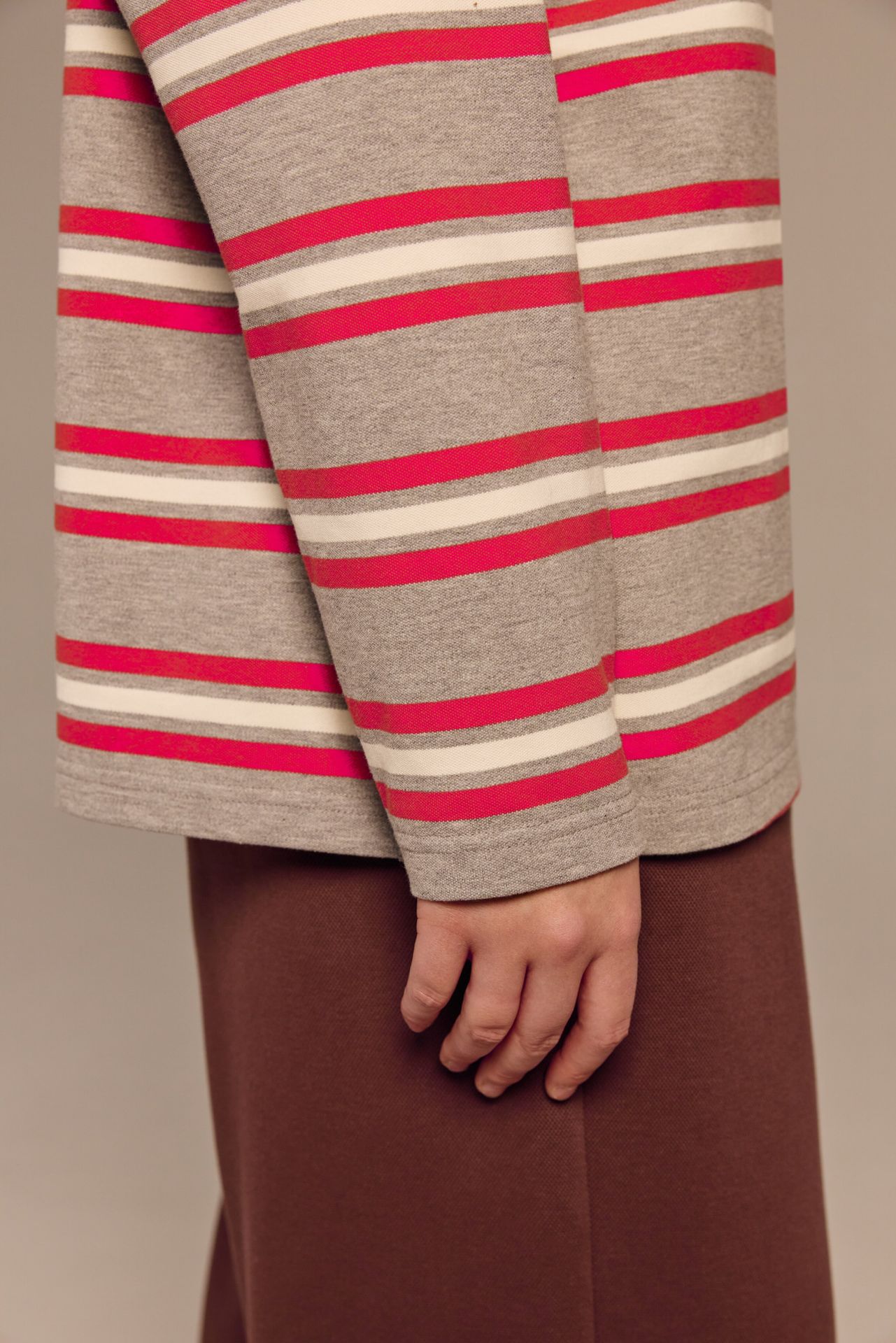 Поло с длинным рукавом Элен