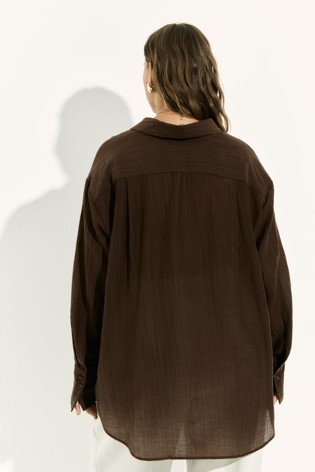 Рубашка полупрозрачная