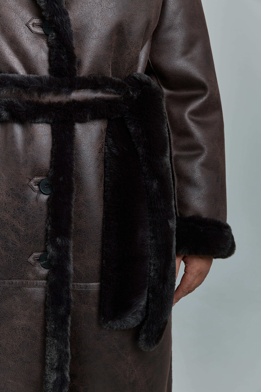 Дубленка удлиненная CAMERON