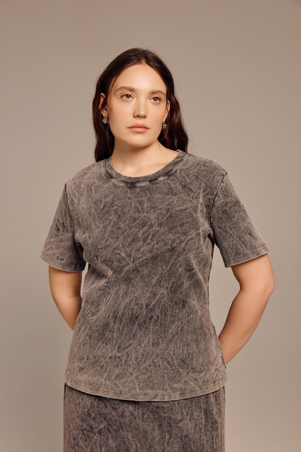 Футболка с эффектом потертости «Нирвана»