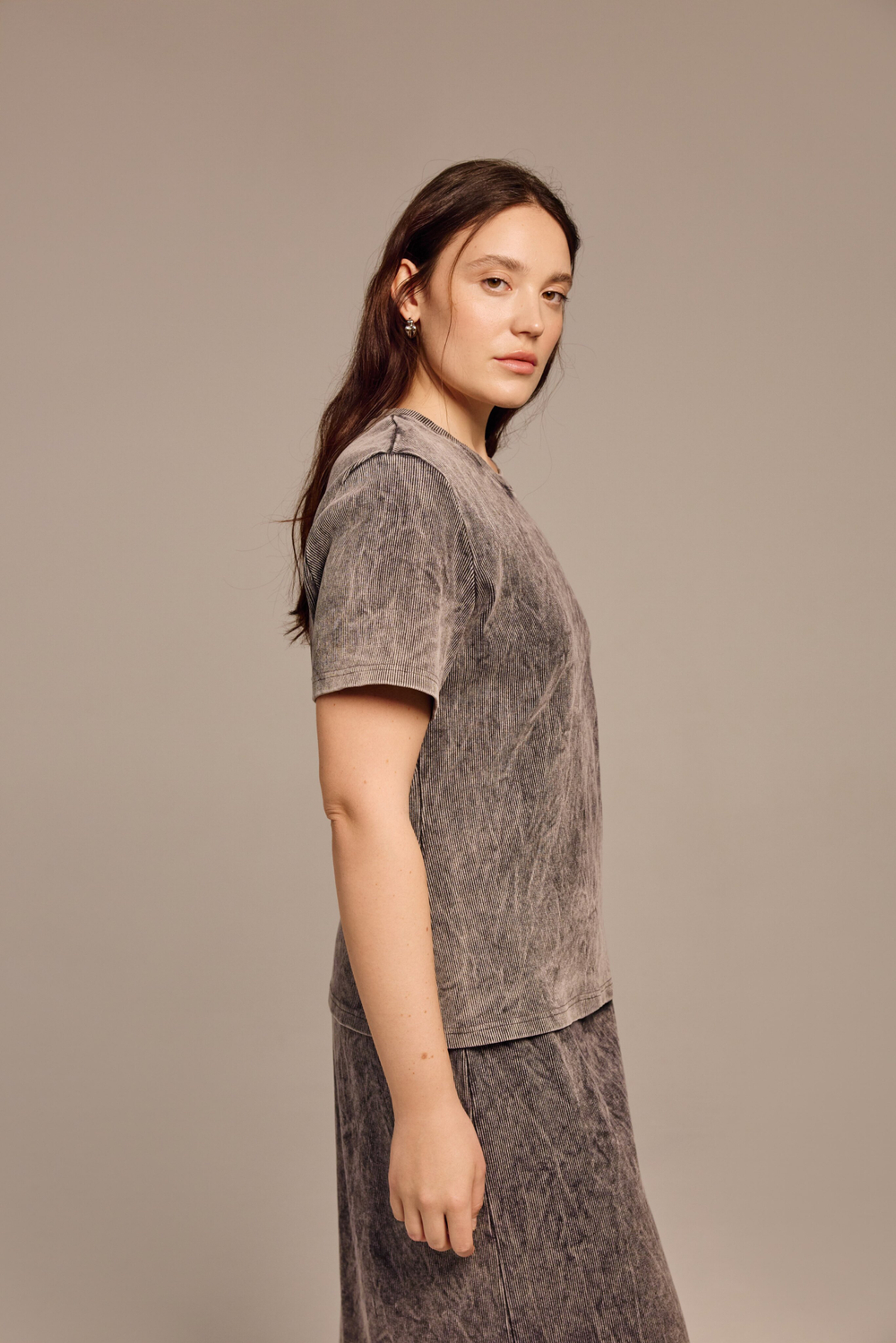 Футболка с эффектом потертости «Нирвана»