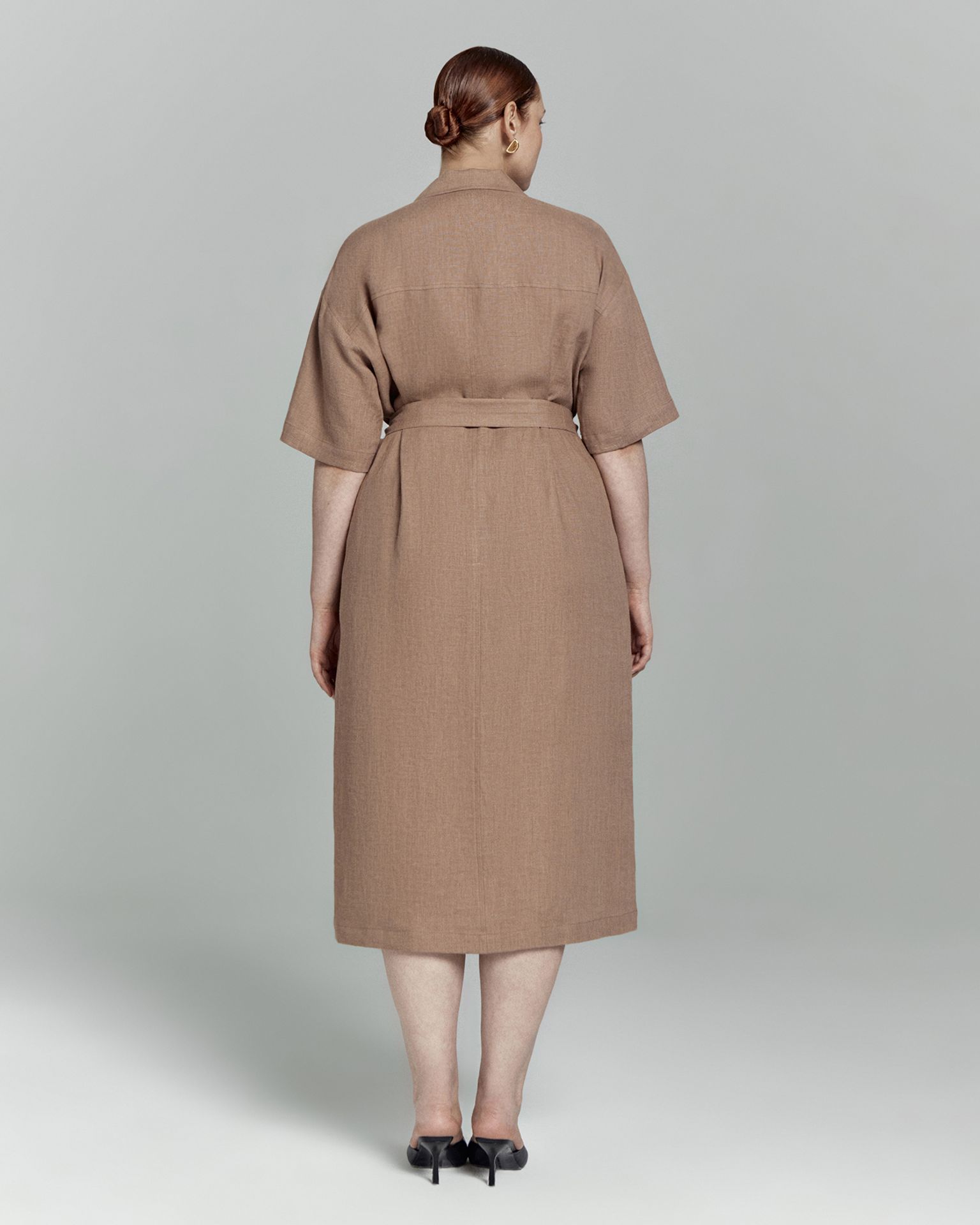 Платье-жакет изо льна