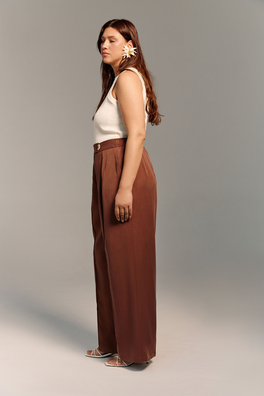 Брюки из купры КЛЕН