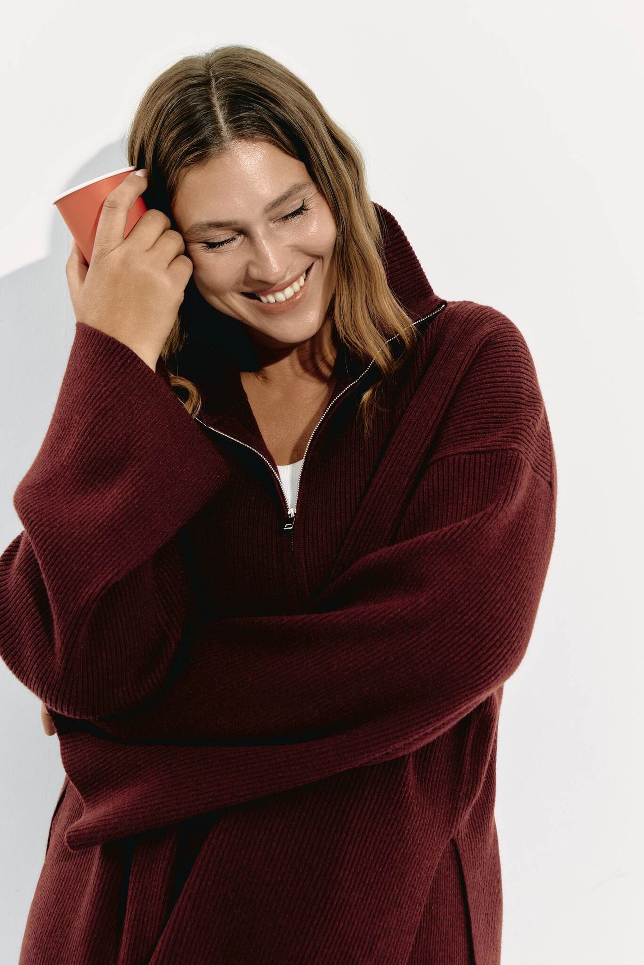 Джемпер с молнией