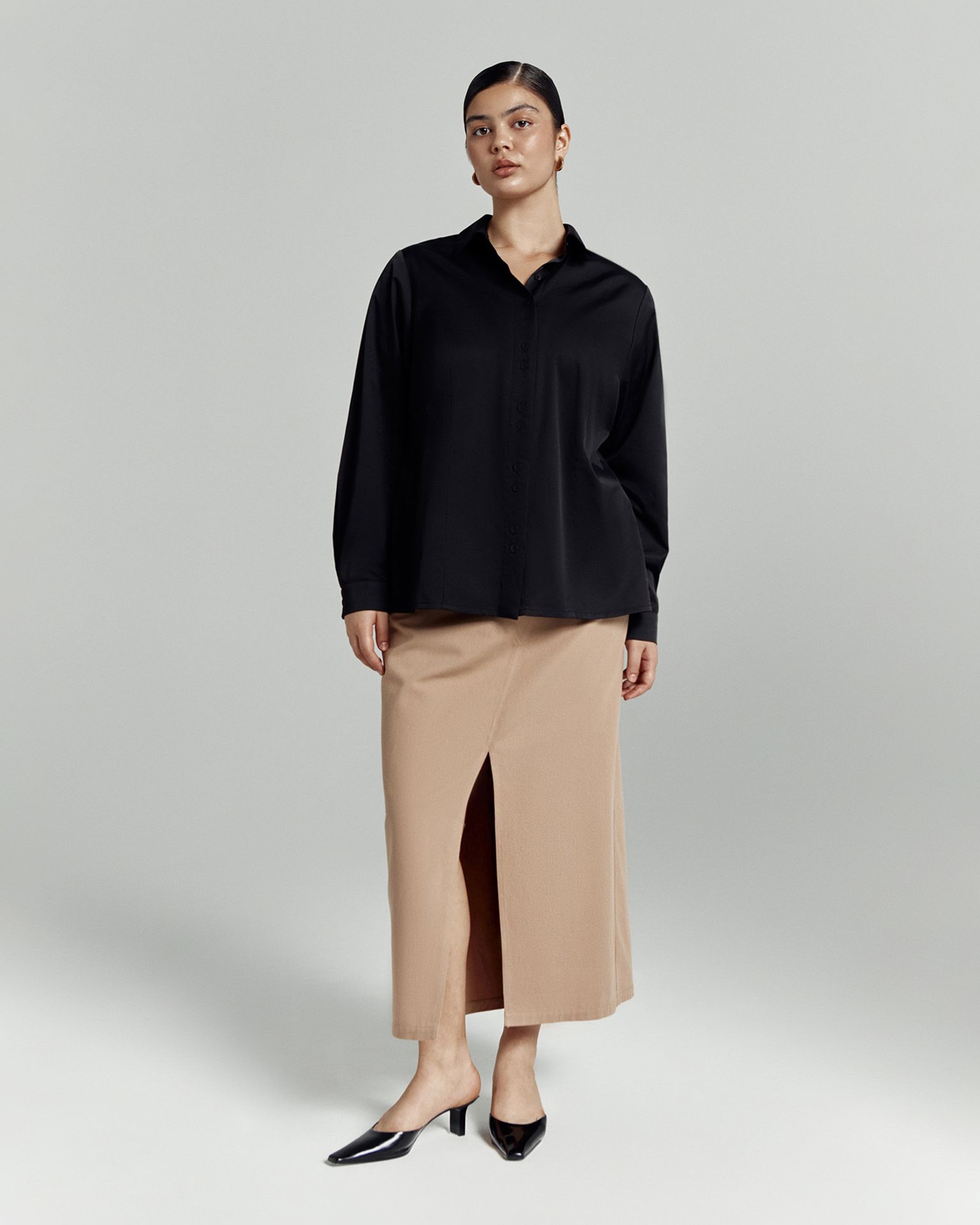 Рубашка приталенная