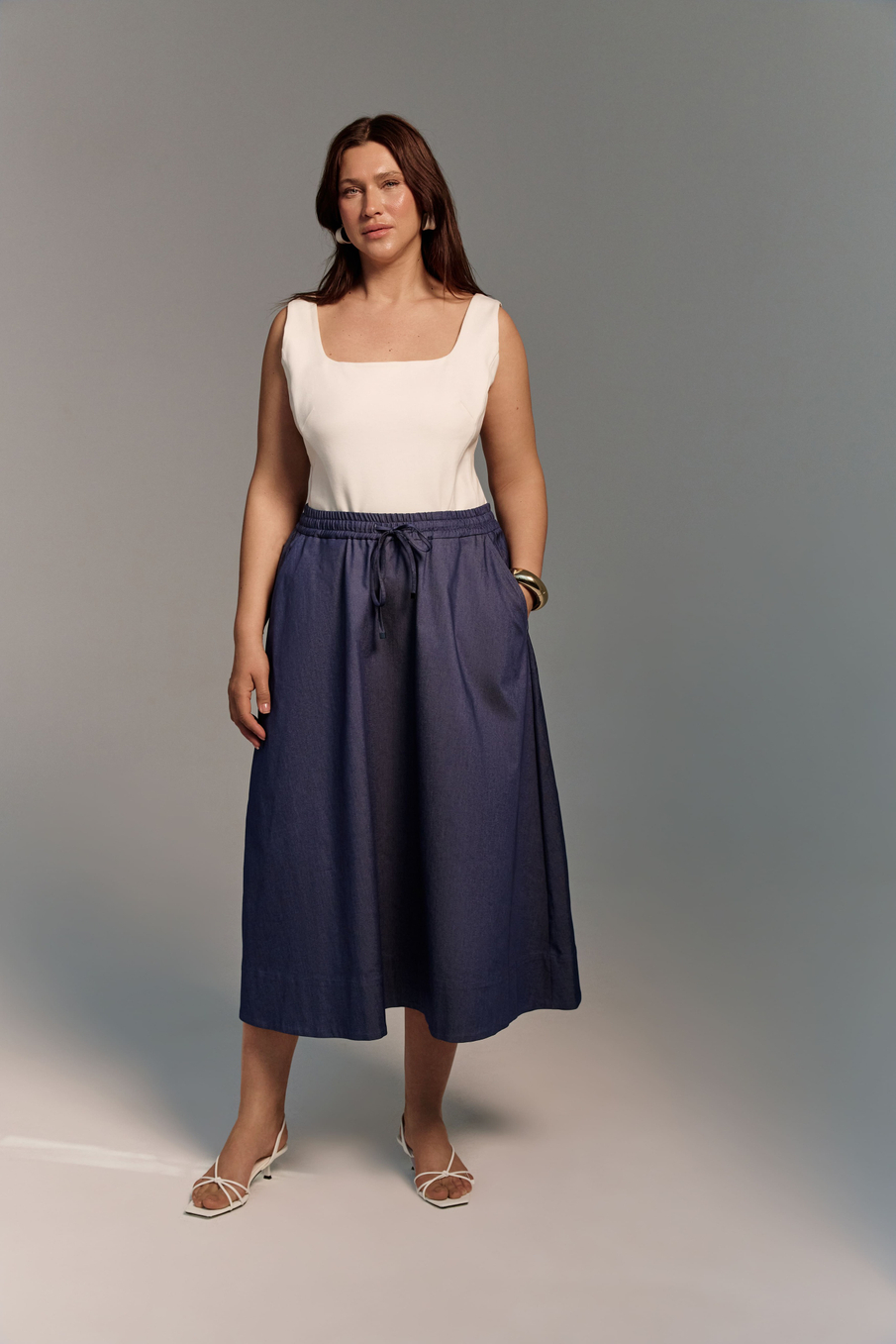 Юбка хлопковая КОЛОКОЛЬЧИК