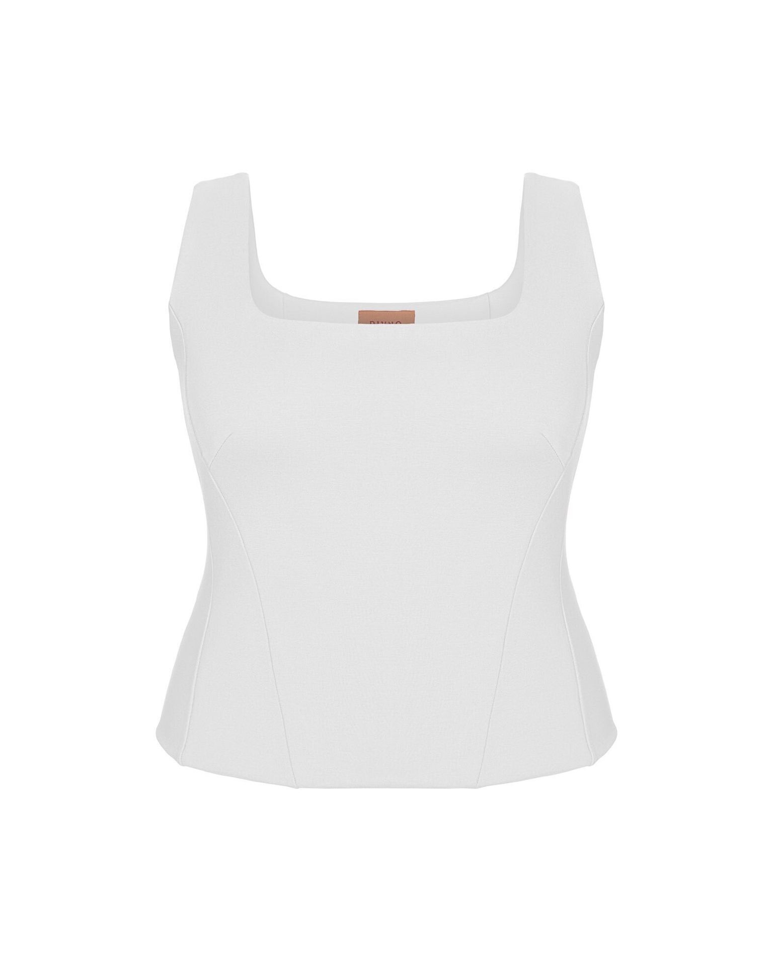 Топ трикотажный в корсетном стиле