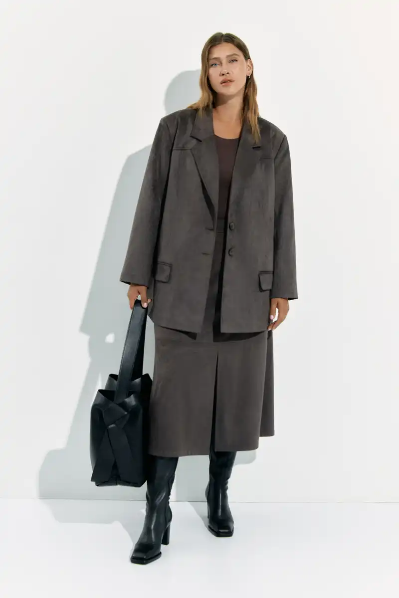 Юбка замшевая NAOMI