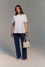 Футболка хлопковая ГОЛУБУШКА