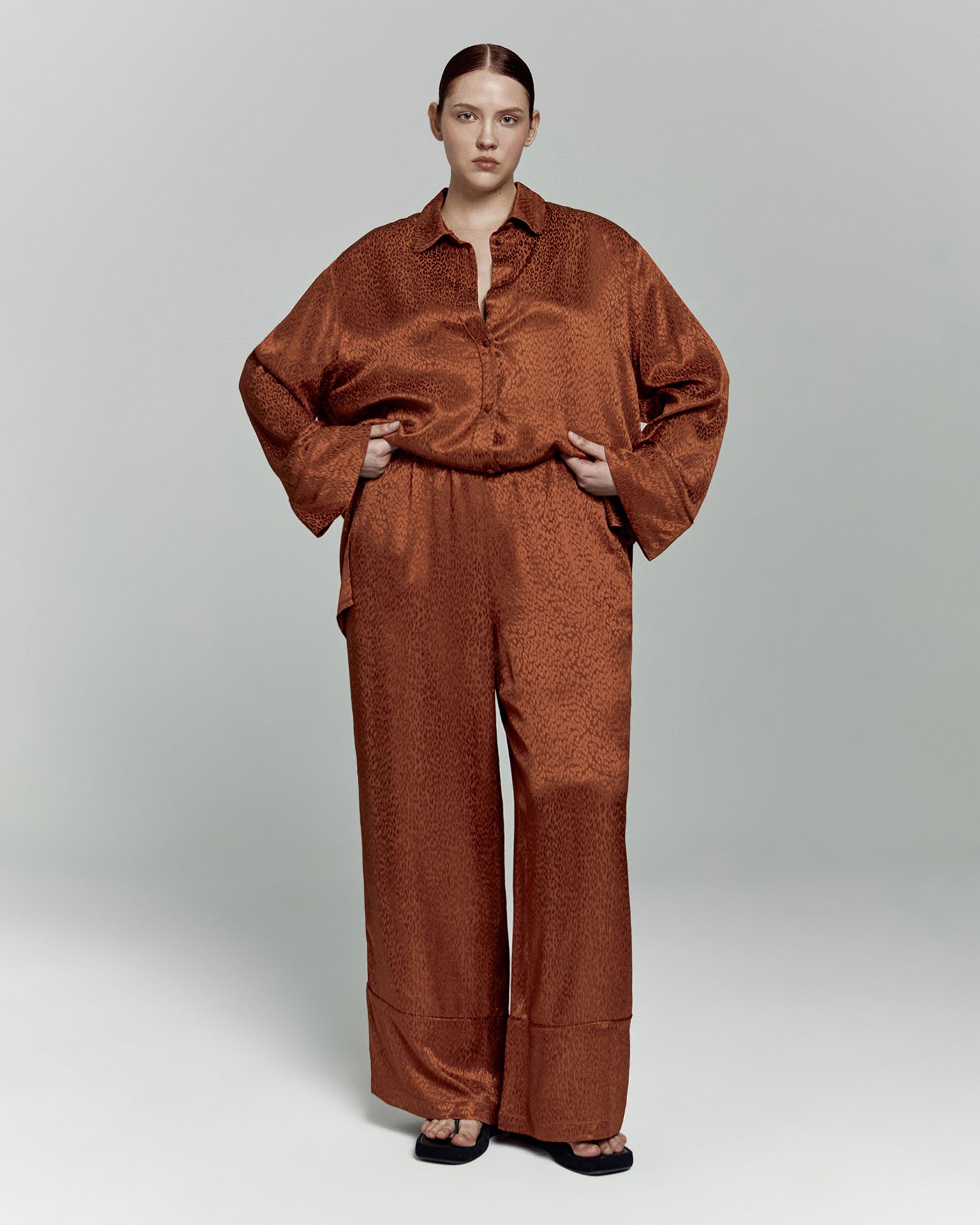 Брюки струящиеся