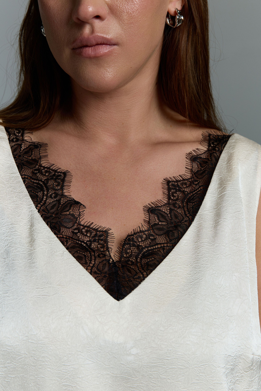 Топ с кружевом CHIC