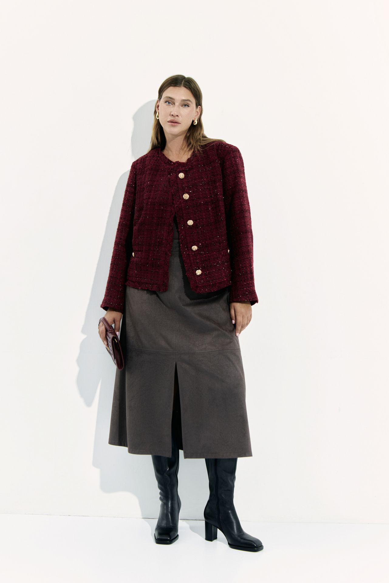 Юбка замшевая NAOMI