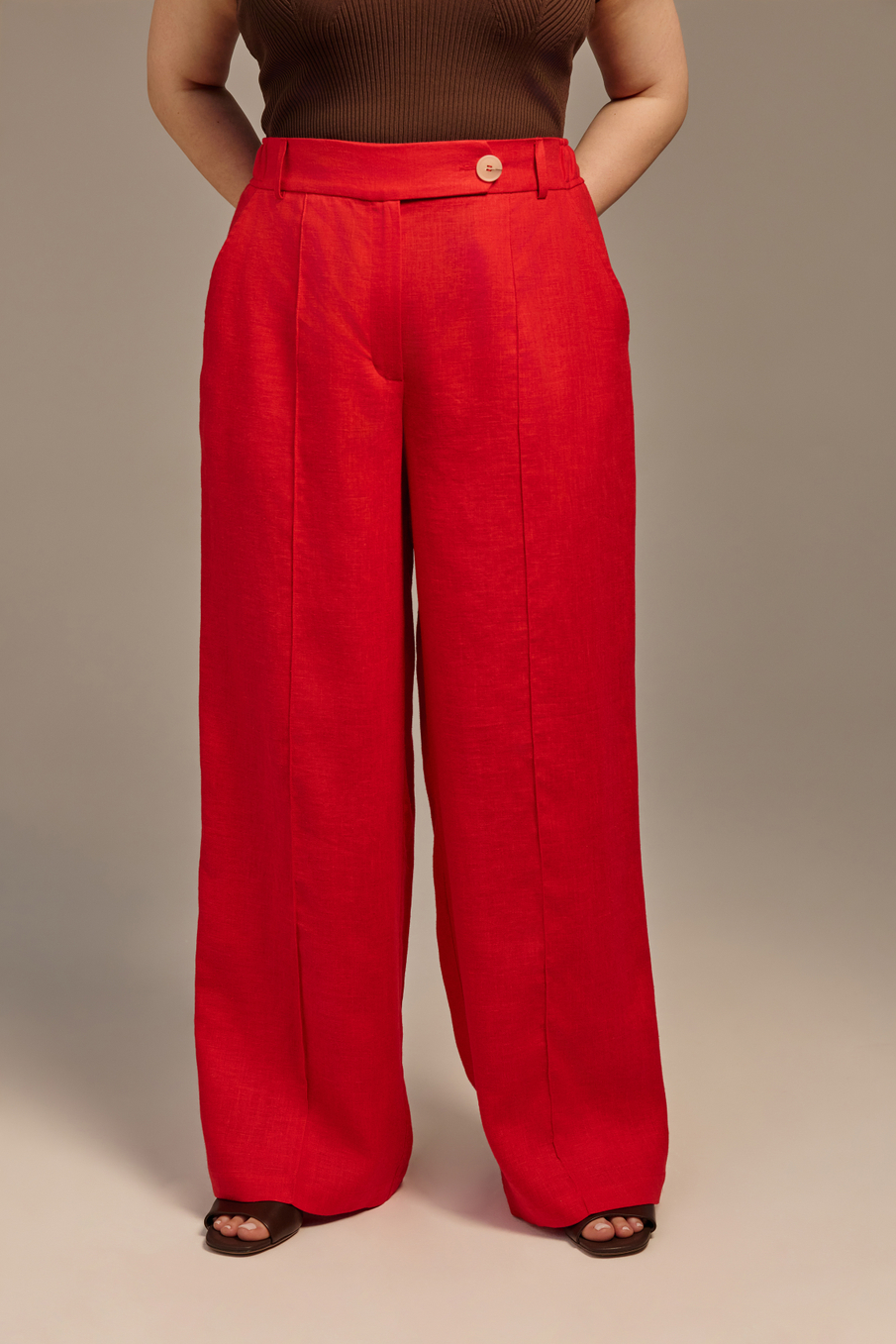 Брюки изо льна АРРИБА