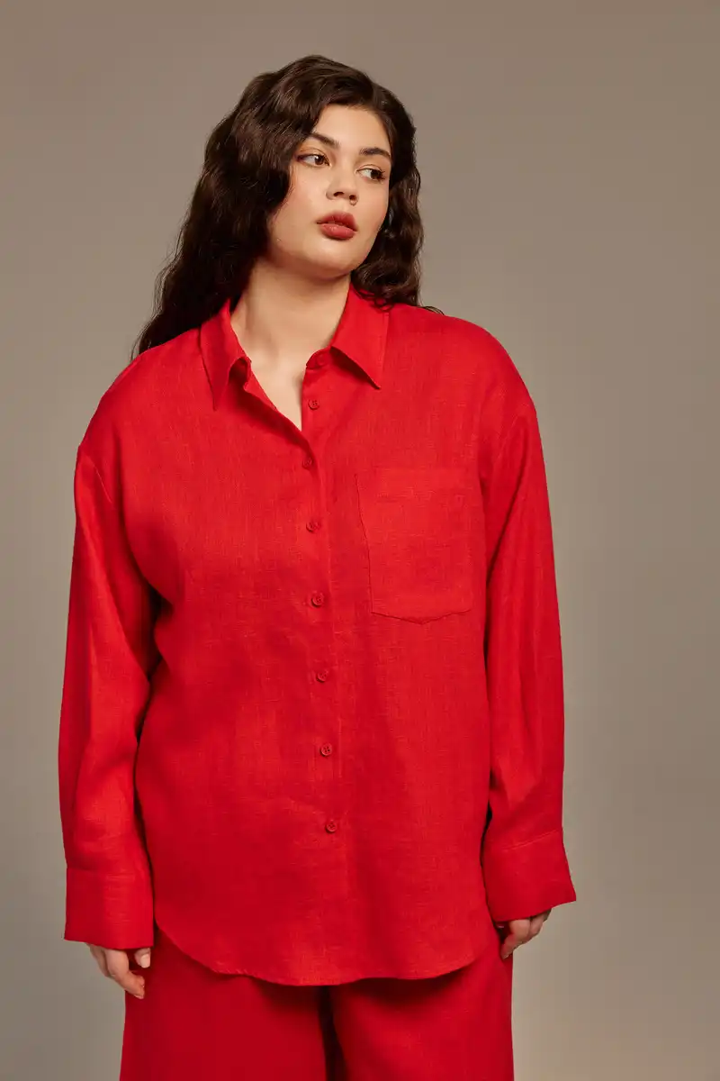 Рубашка изо льна АРРИБА