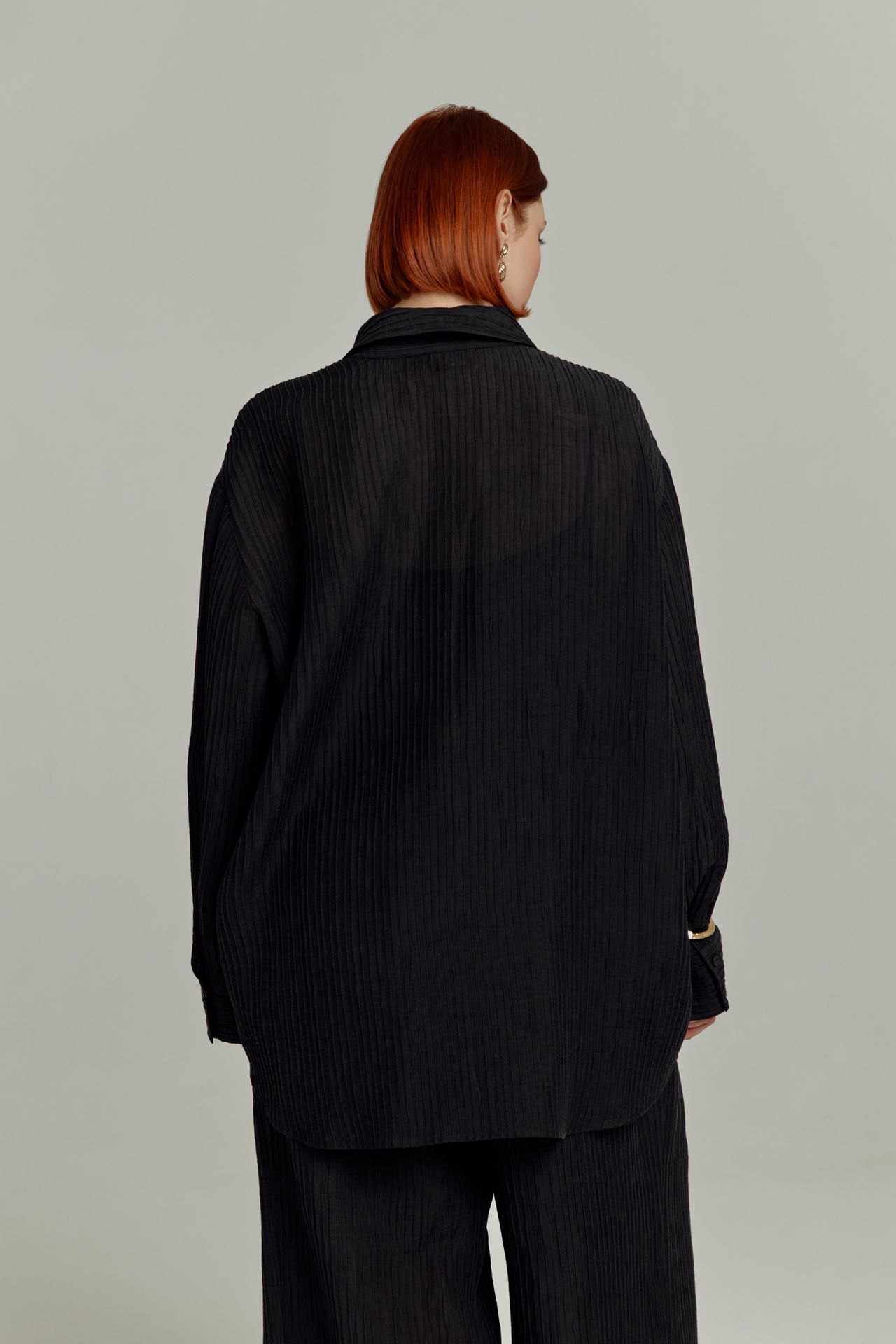 Рубашка из фактурной ткани