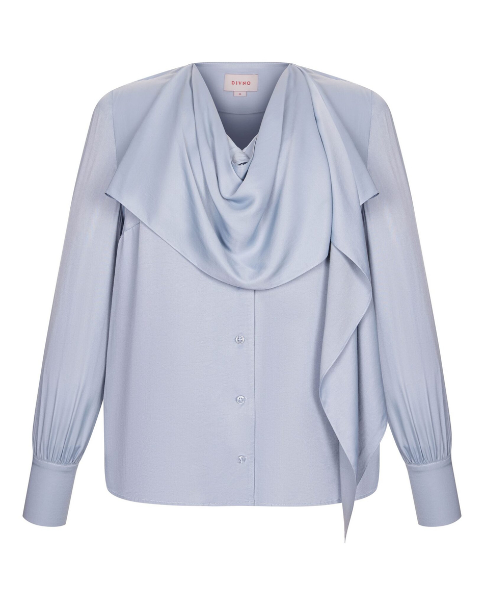 Блуза с шарфом