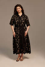 Платье с кружевом ФРИДА