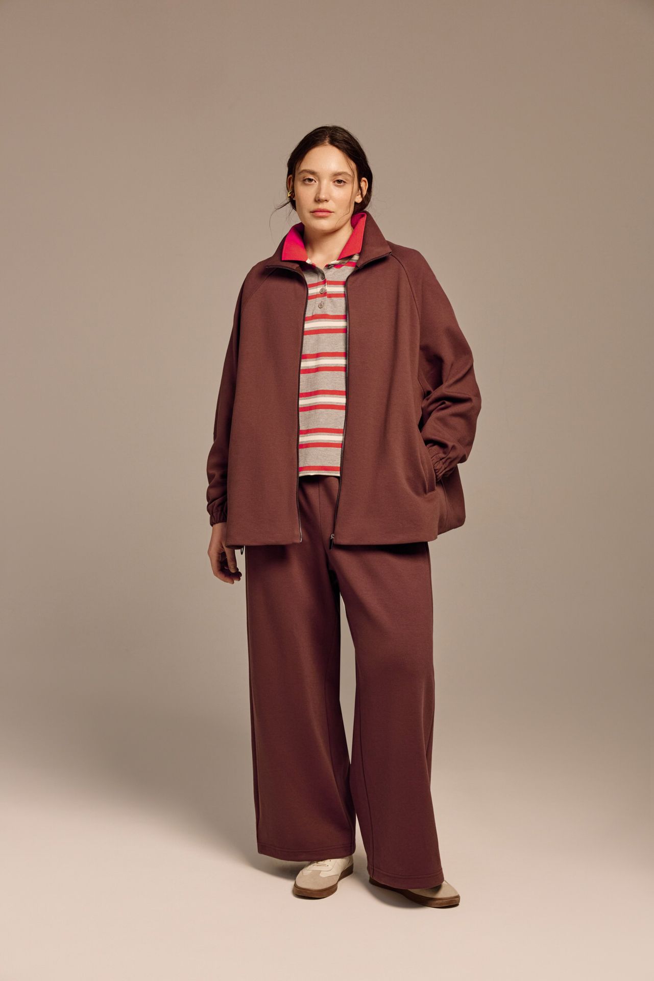 Поло с длинным рукавом Элен