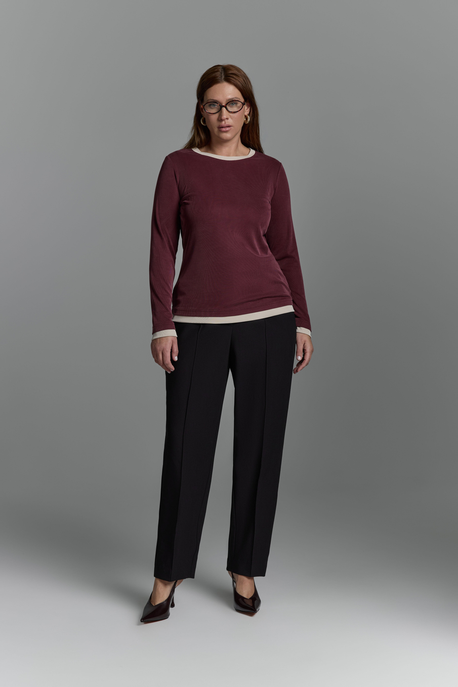 Лонгслив из вискозы ILLUSION