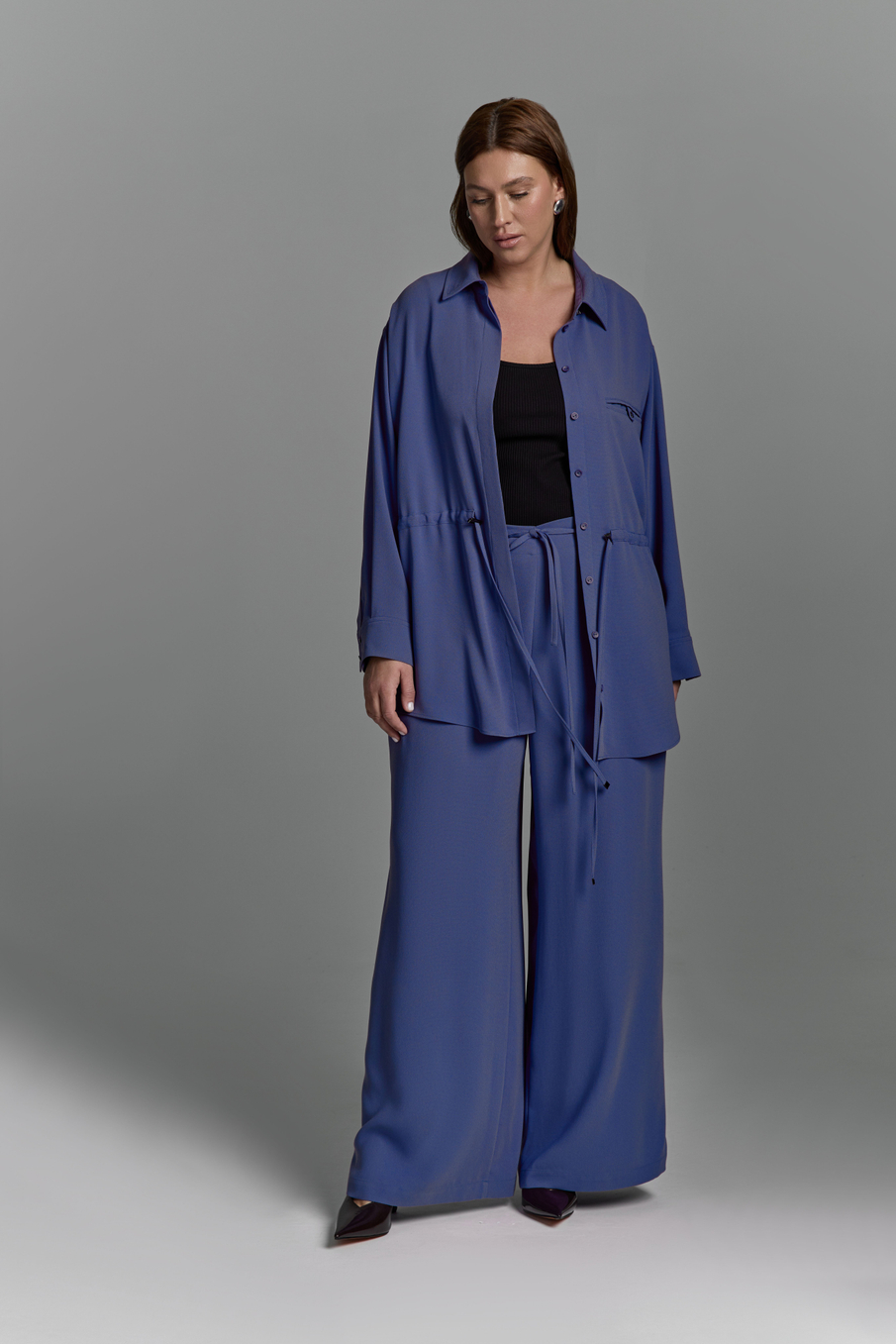 Рубашка с кулисой ION