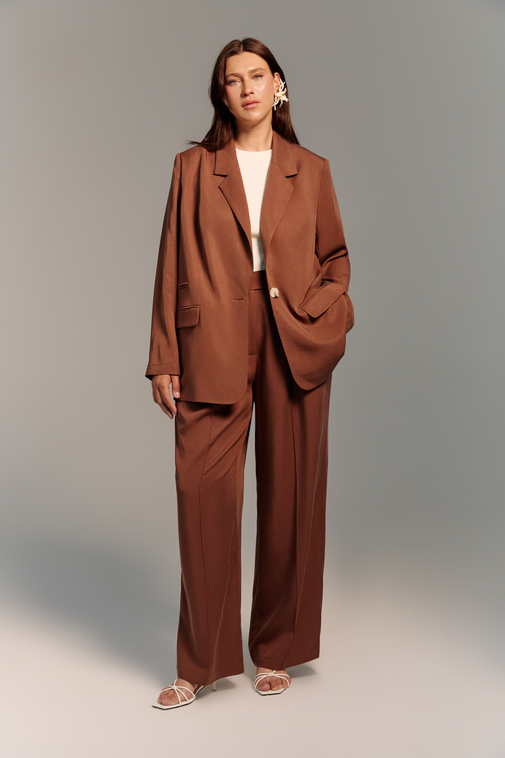 Брюки из купры КЛЕН